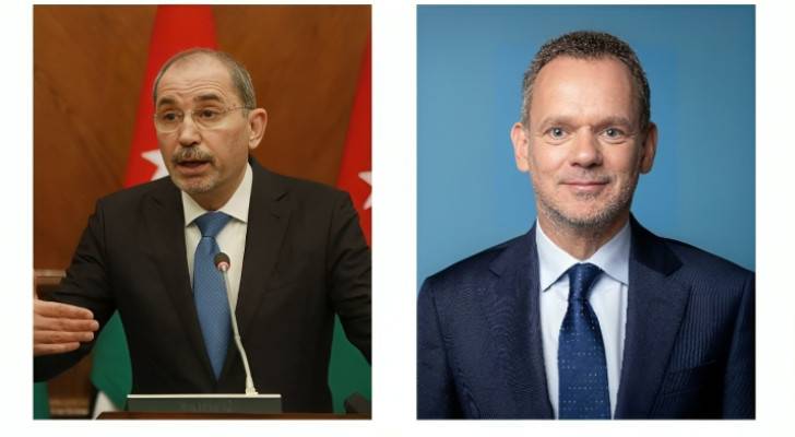 وزير الخارجية وشؤون المغتربين أيمن الصفدي وزوزير خارجية هولندا،كاسبر فيلدكامب