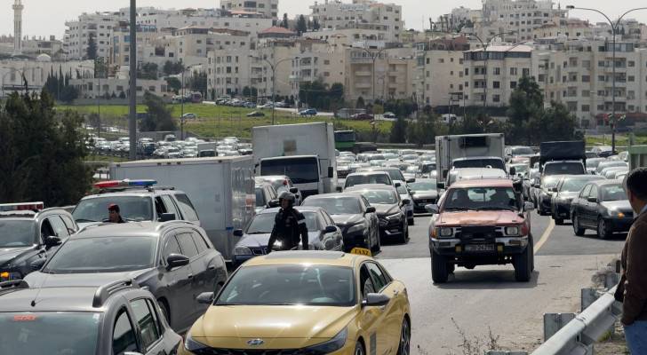 أزمة سير في العاصمة عمان