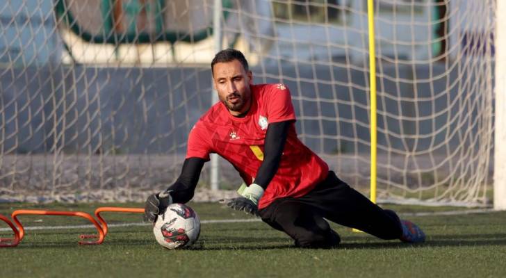 الحارس أحمد عبدالستار من تدريبات الوحدات