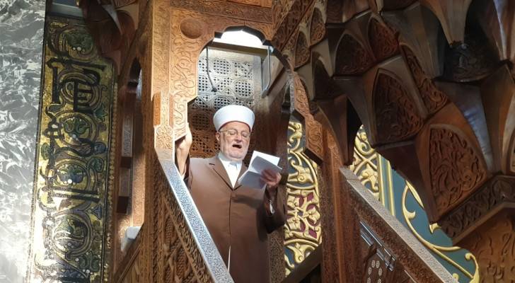 إمام وخطيب المسجد الاقصى المبارك الشيخ عكرمة صبري