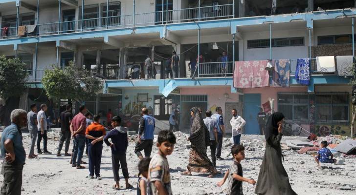 مدرسة استهدفها جيش الاحتلال في قطاع غزة - أرشيفية
