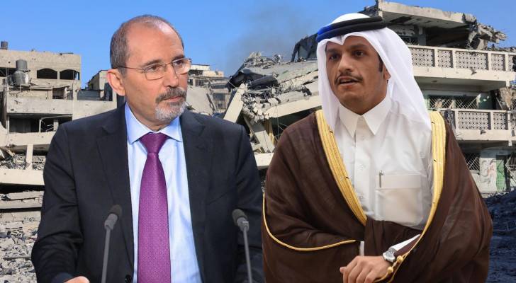 الصفدي ومحمد بن عبد الرحمن آل ثاني