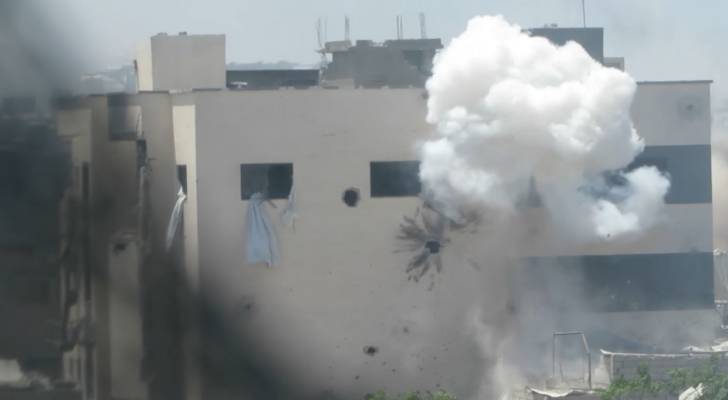 لحظة استهداف قوة تابعة للاحتلال في رفح