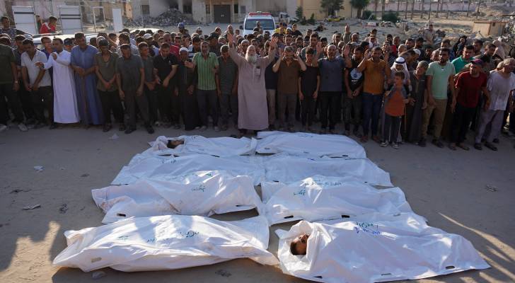 تشييع عدد من الشهداء في غزة