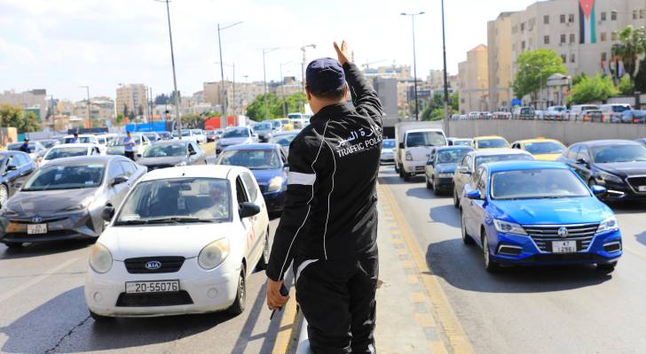 شرطي سير في العاصمة عمان