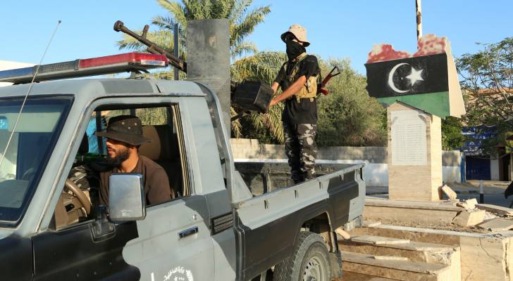 جنود من وزارة الداخلية الليبية
