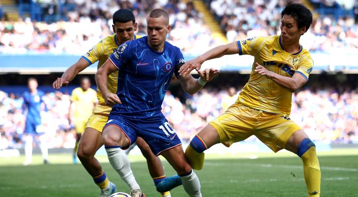 من مباراة تشيلسي وكريستال بالاس ضمن الجولة الثالثة من الدوري الانجليزي