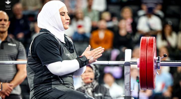 لاعبة المنتخب الوطني لرفع الأثقال ثروت الحجاج