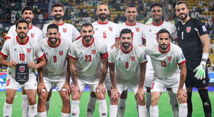 التشكيل الرسمي لمنتخب الأردن أمام فلسطين في تصفيات كأس العالم