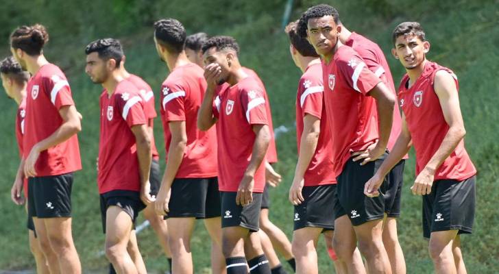 من تدريبات المنتخب الوطني للشباب ت20 سنة قبل بداية التصفيات الآسيوية