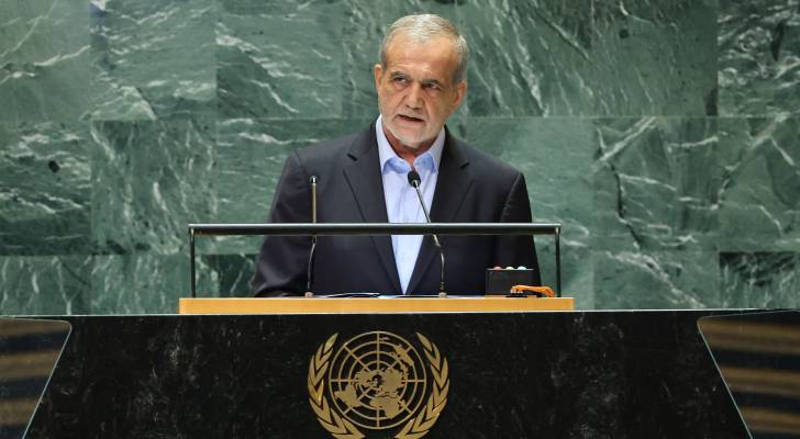 الرئيس الإيراني، مسعود بزشكيان
