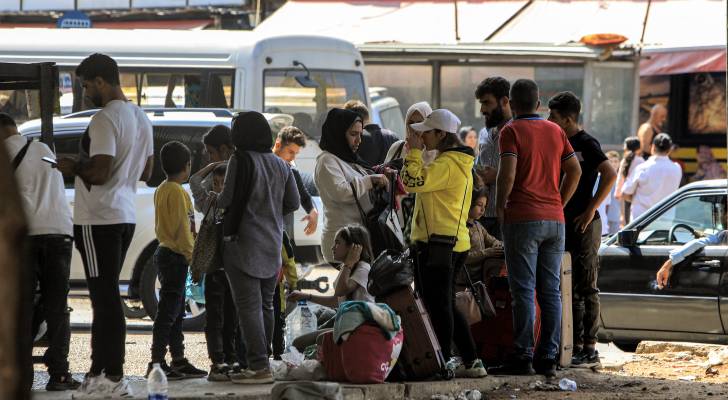 نزوح عائلات من مناطق لبنانية جراء عدوان الاحتلال