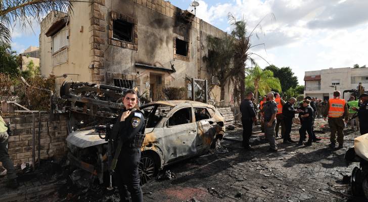 إصابة مبنى في شمال فلسطين بصواريخ حزب الله