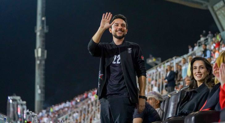 ولي العهد يهنئ النشامى بالفوز على عمان