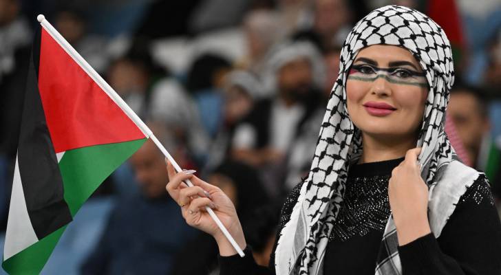 مشجعة فلسطينية
