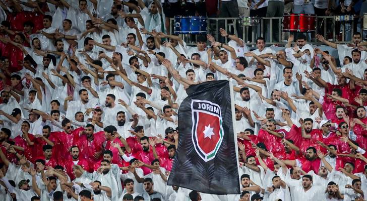 الألتراس في مباراة الأردن وعمان