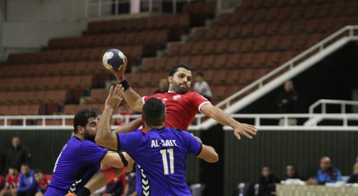 من مباراة العربي والسلط