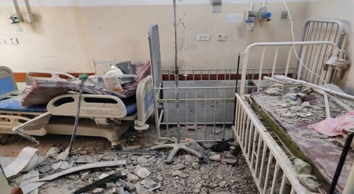 دمار بمستشفى كمال عدوان بغزة