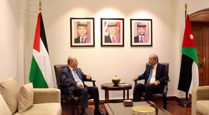 الصفدي يستقبل رئيس الوزراء الفلسطيني