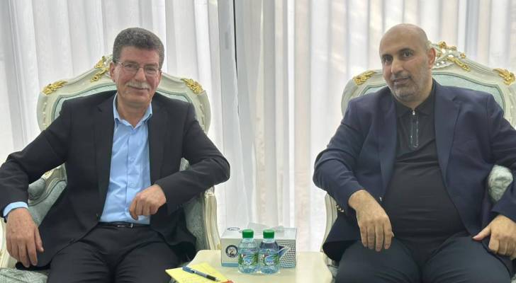 رئيس حماس في الضفة مع رئيس هيئة شؤون الأسرى والمحررين الفلسطينيين