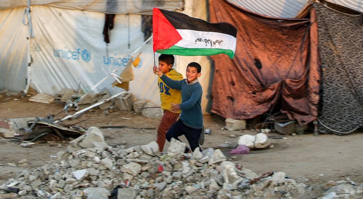 أطفال فلسطينيين في قطاع غزة