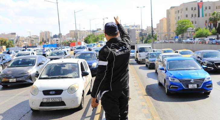 شرطي سير في العاصمة عمان
