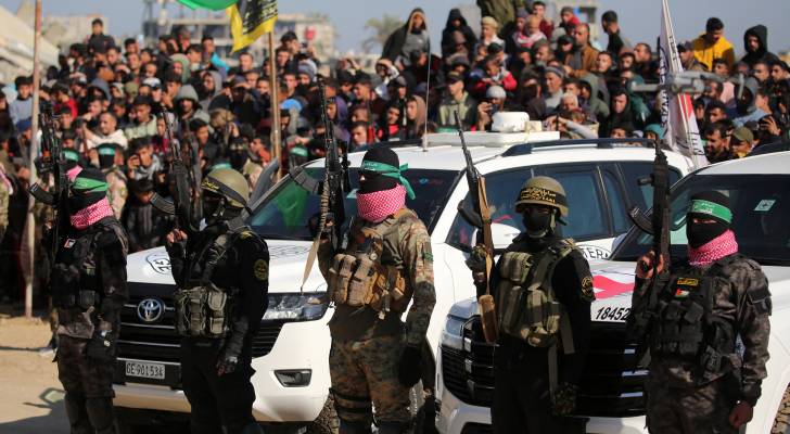 عناصر من المقاومة الفلسطينية في قطاع غزة