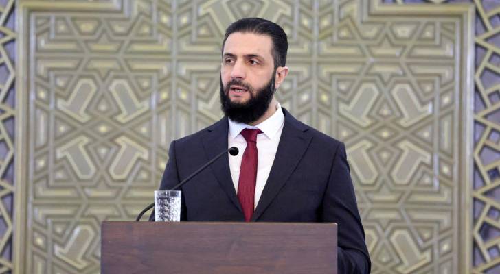 الرئيس السوري أحمد الشرع