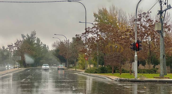 أمطار في الاردن - تعبيرية