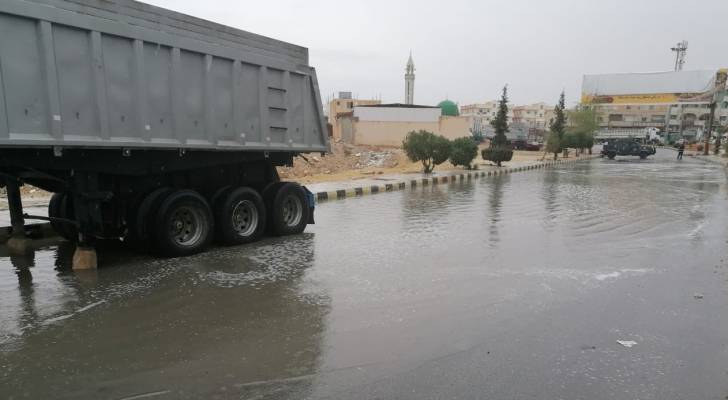 أمطار في معان