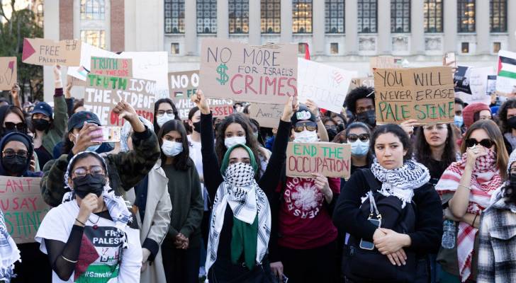 مظاهرات مؤيدة لفلسطين في الولايات المتحدة