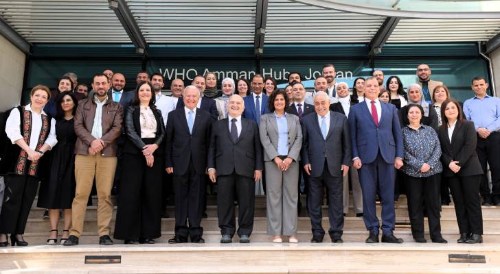 الأمير الحسن بن طلال يزور مقر منظمة الصحة العالمية في الأردن