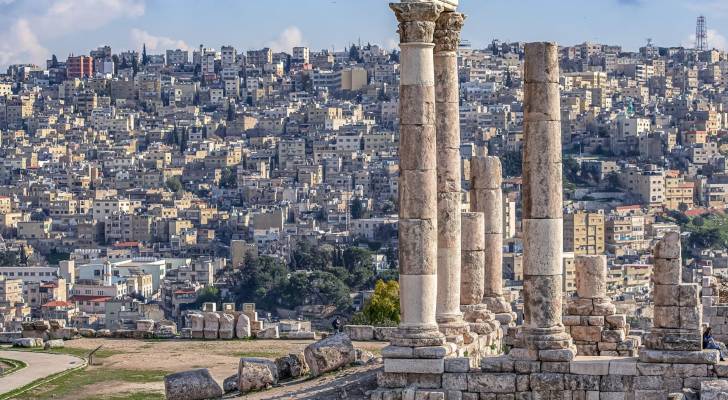 لقطة عامة للعاصمة عمان