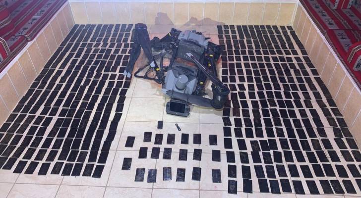 الجيش العربي: إحباط محاولة تهريب مواد مخدرة بواسطة طائرة مسيرة على الواجهة الجنوبية