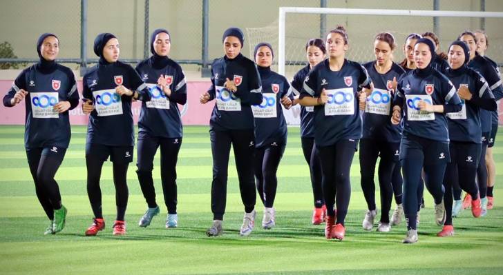 من التدريب الأخير للمنتخب الوطني