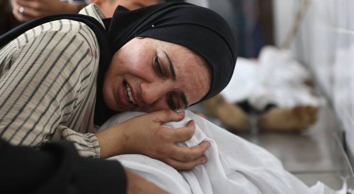 الحزن على الشهداء في غزة