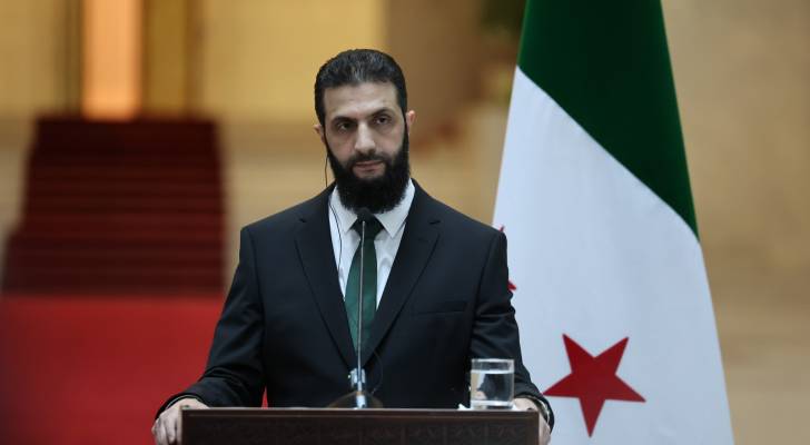 الرئيس السوري أحمد الشرع