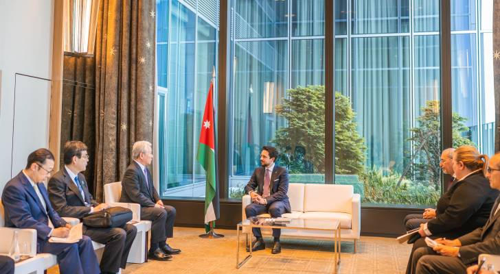 ولي العهد يبحث مع رئيس الوكالة اليابانية للتعاون الدولي سبل تعزيز التعاون الاقتصادي والتنموي