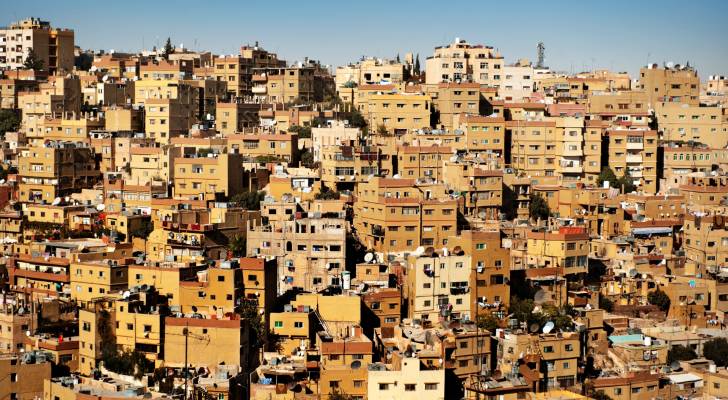 بنايات سكنية في العاصمة عمان