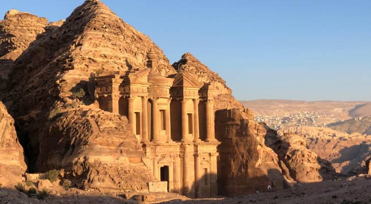 جانب من مدينة البترا الأثرية