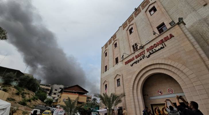 الاحتلال يستهدف المستشفى الاندونيسي بغزة