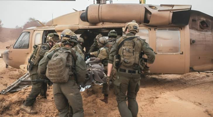 نقل جرحى جيش الاحتلال في غزة