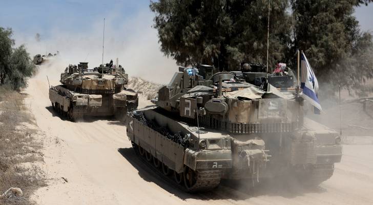 انتشار آليات الاحتلال العسكرية على للحدود مع قطاع غزة
