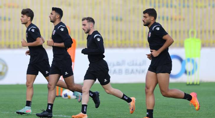من تدريبات المنتخب الوطني