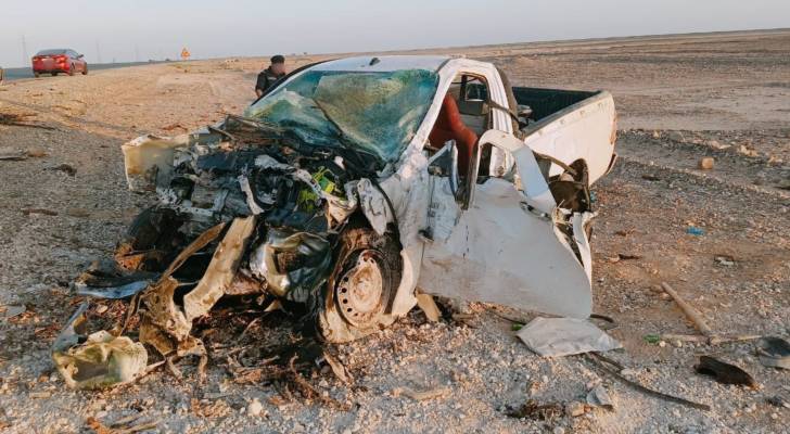 حادث تصادم على طريق الشيدية