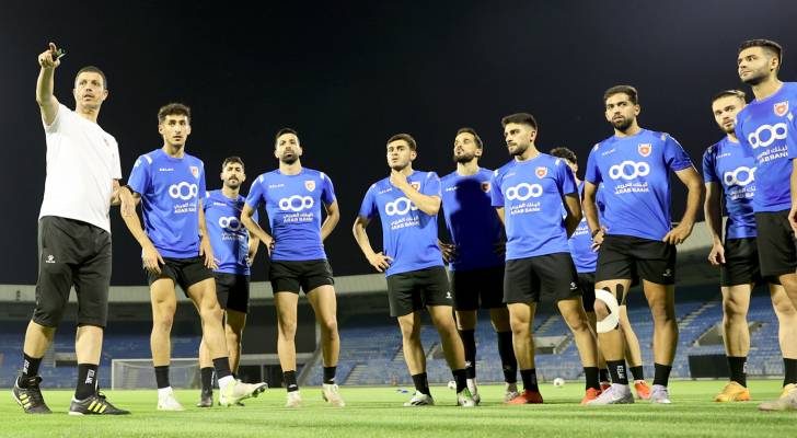من تدريبات المنتخب الوطني