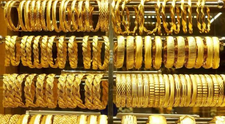 ارتفاع أسعار الذهب 40 قرشا في التسعيرة الثانية بالأردن الإثنين