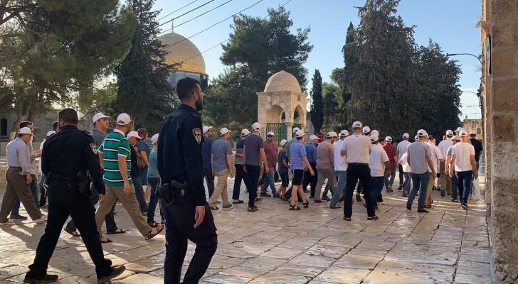 اقتحام المستوطنين المتطرفين للمسجد الأقصى المبارك