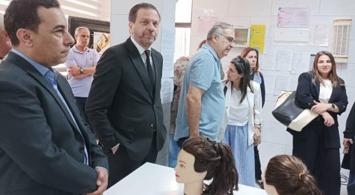 فريق من البنك الدولي يزور مدارس التعليم المهني في جرش