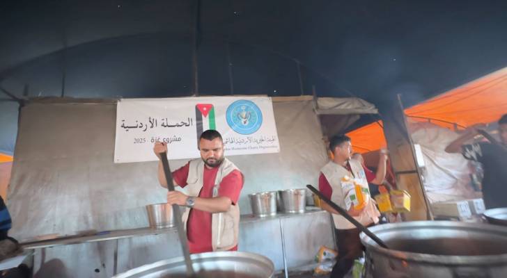 الخيرية الأردنية الهاشمية تواصل توزيع الوجبات الساخنة في غزة ثالث أيام العيد.. فيديو